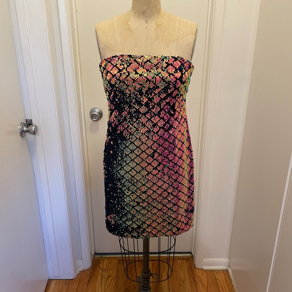 TopShop sequined dress size 6